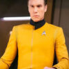 Anson Mount Star Trek Discovery Yellow Leather Jacket