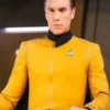 Anson Mount Star Trek Discovery Yellow Leather Jacket