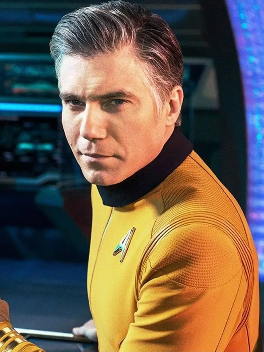 Anson Mount Star Trek Discovery Yellow Leather Jacket