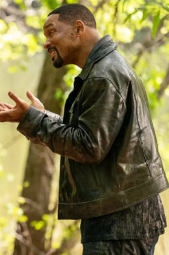Bad Boys Ride or Die Will Smith Brown Leather Jacket