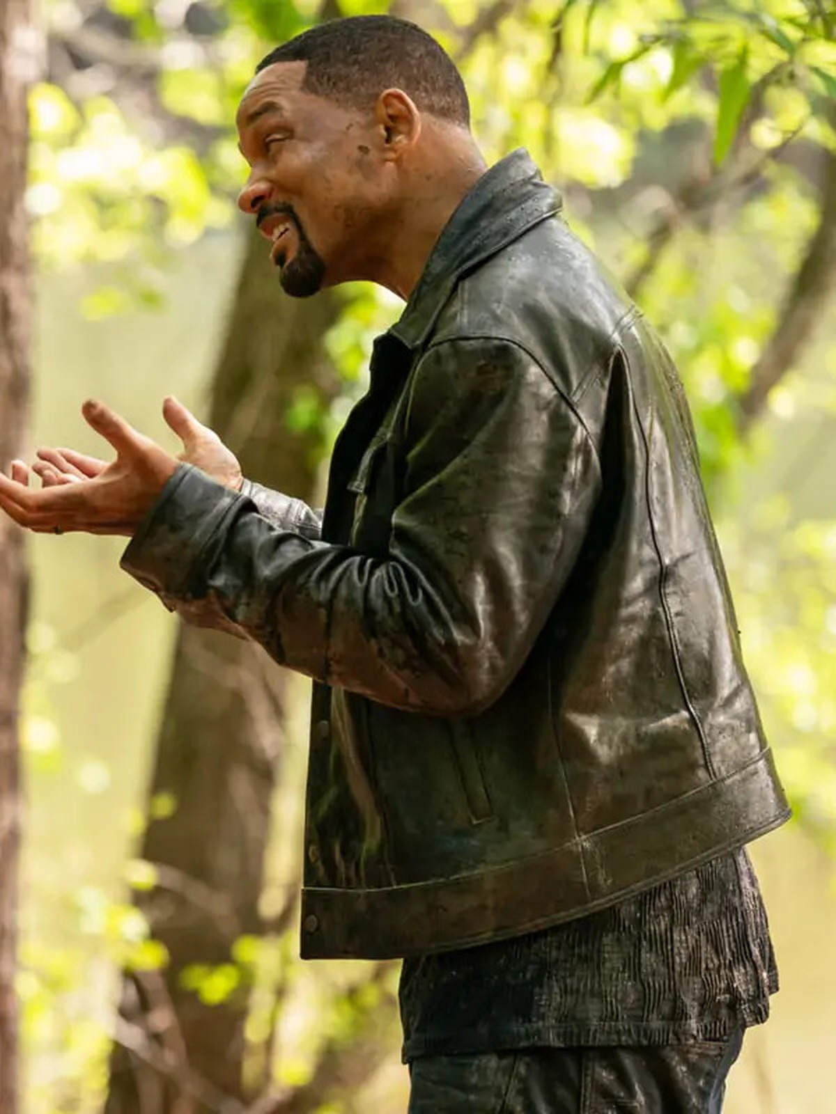 Bad Boys Ride or Die Will Smith Brown Leather Jacket