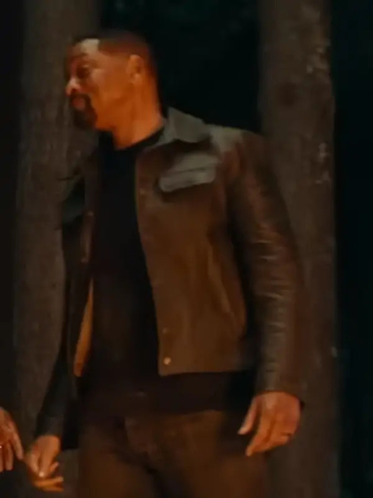 Bad Boys Ride or Die Will Smith Brown Leather Jacket