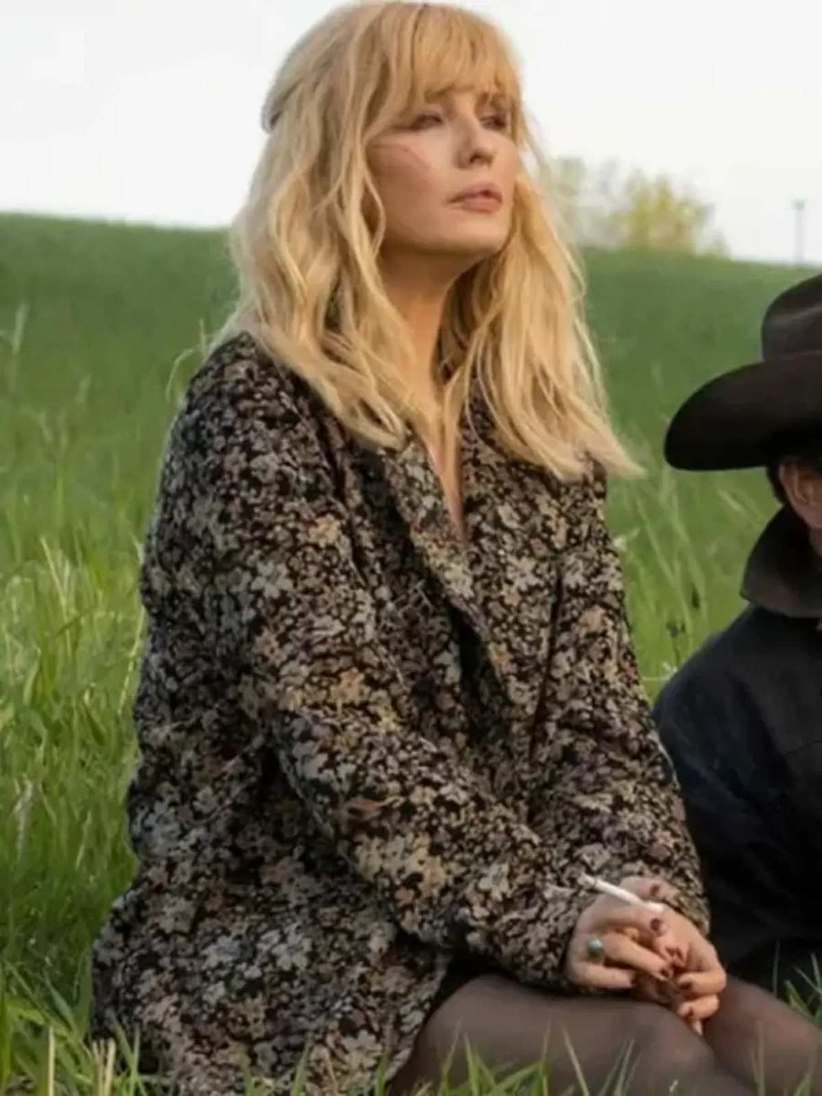 Yellowstone S5 Beth Dutton Floral Coat