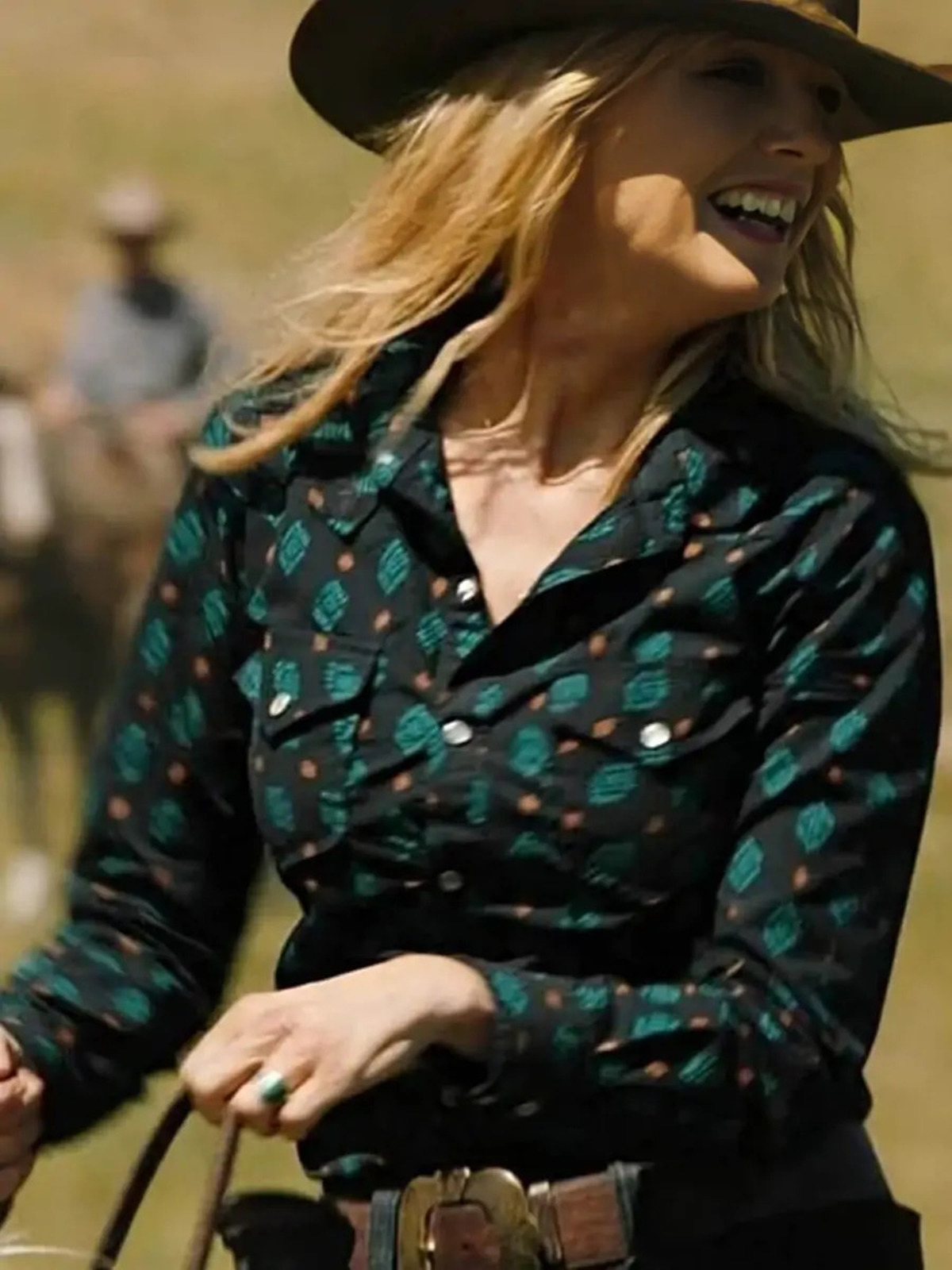 Yellowstone S5 Beth Dutton Printed Cotton Shirt
