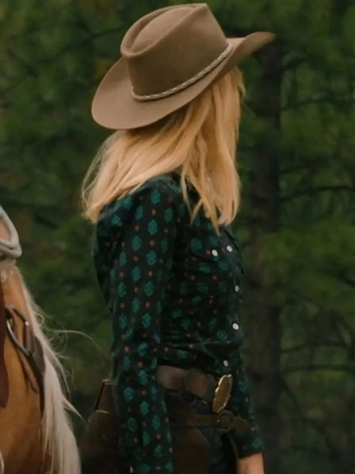 Yellowstone S5 Beth Dutton Printed Cotton Shirt