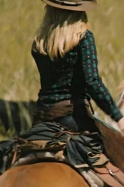 Yellowstone S5 Beth Dutton Printed Cotton Shirt