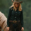 Yellowstone S5 Beth Dutton Printed Cotton Shirt