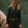Yellowstone S5 Beth Dutton Printed Cotton Shirt