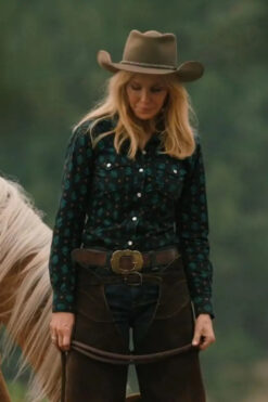 Yellowstone S5 Beth Dutton Printed Cotton Shirt