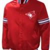 Toronto Blue Jays Red Varsity Satin Jacket