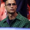 Cristiano Ronaldo CR7 Green Wool Jacket