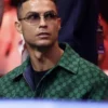 Cristiano Ronaldo CR7 Green Wool Jacket