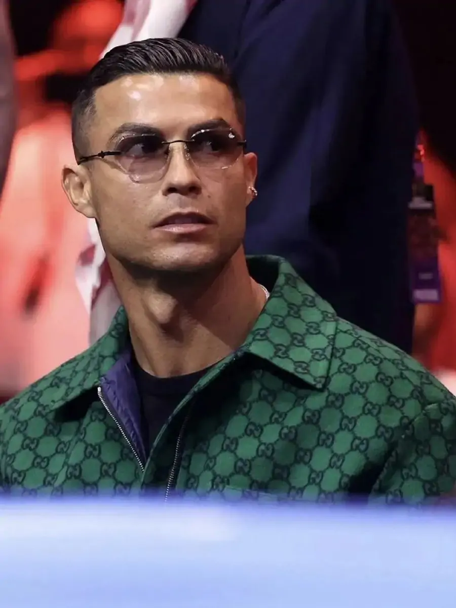 Cristiano Ronaldo CR7 Green Wool Jacket