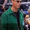 Cristiano Ronaldo CR7 Green Wool Jacket