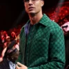 Cristiano Ronaldo CR7 Green Wool Jacket
