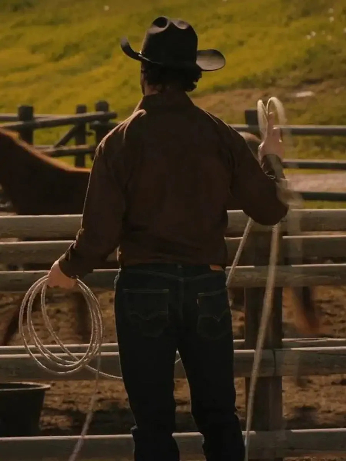 Yellowstone S5 Dutton Ranch Brown Shirt - Image 4