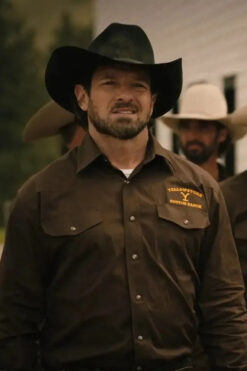 Yellowstone S5 Dutton Ranch Brown Shirt