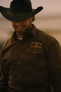 Alternative view of Yellowstone S5 Dutton Ranch Brown Shirt