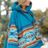 Kelly Reilly Yellowstone S3 Beth Dutton Blue Coat