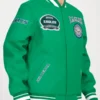 Philadelphia Eagles Crest Kelly Green Varsity Jacket