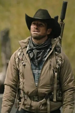 Yellowstone S5 Ryan Bingham Walker Beige Cotton Jacket
