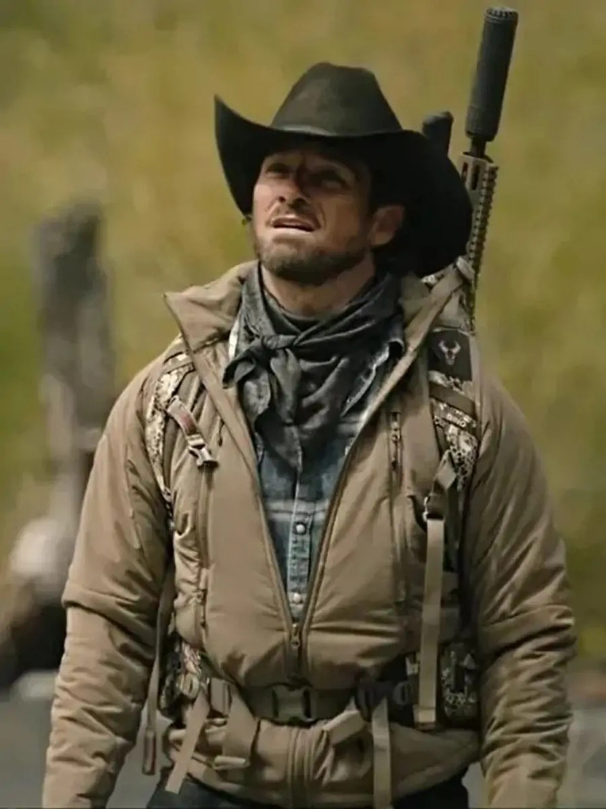 Yellowstone S5 Ryan Bingham Walker Beige Cotton Jacket