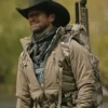 Yellowstone S5 Ryan Bingham Walker Beige Cotton Jacket