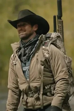 Yellowstone S5 Ryan Bingham Walker Beige Cotton Jacket