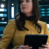 Star Trek Discovery Rebecca Romijn Yellow Leather Jacket
