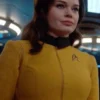 Star Trek Discovery Rebecca Romijn Yellow Leather Jacket