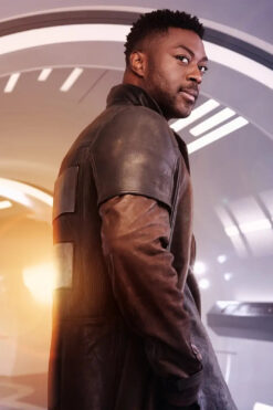Star Trek S5 Discovery Cleveland Booker Leather Coat