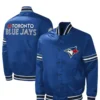 Toronto Blue Jays Blue Varsity Satin Jacket