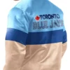 Toronto Blue Jays Powder Blue Tri Color Bomber Jacket