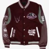 Virginia Union University 3.0 Maroon Varsity Jacket