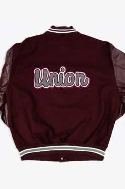 Virginia Union University 3.0 Maroon Varsity Jacket