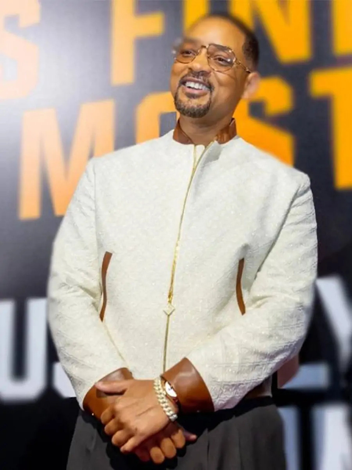 Will Smith Bad Boys Ride Or Die Premiere White Jacket