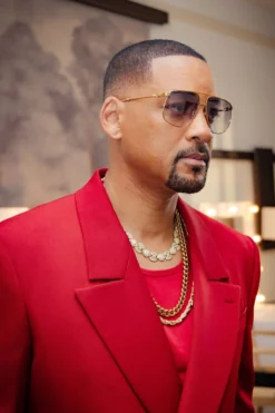 Will Smith Red Suit