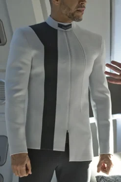 Wilson Cruz Star Trek Discovery White Cotton Jacket