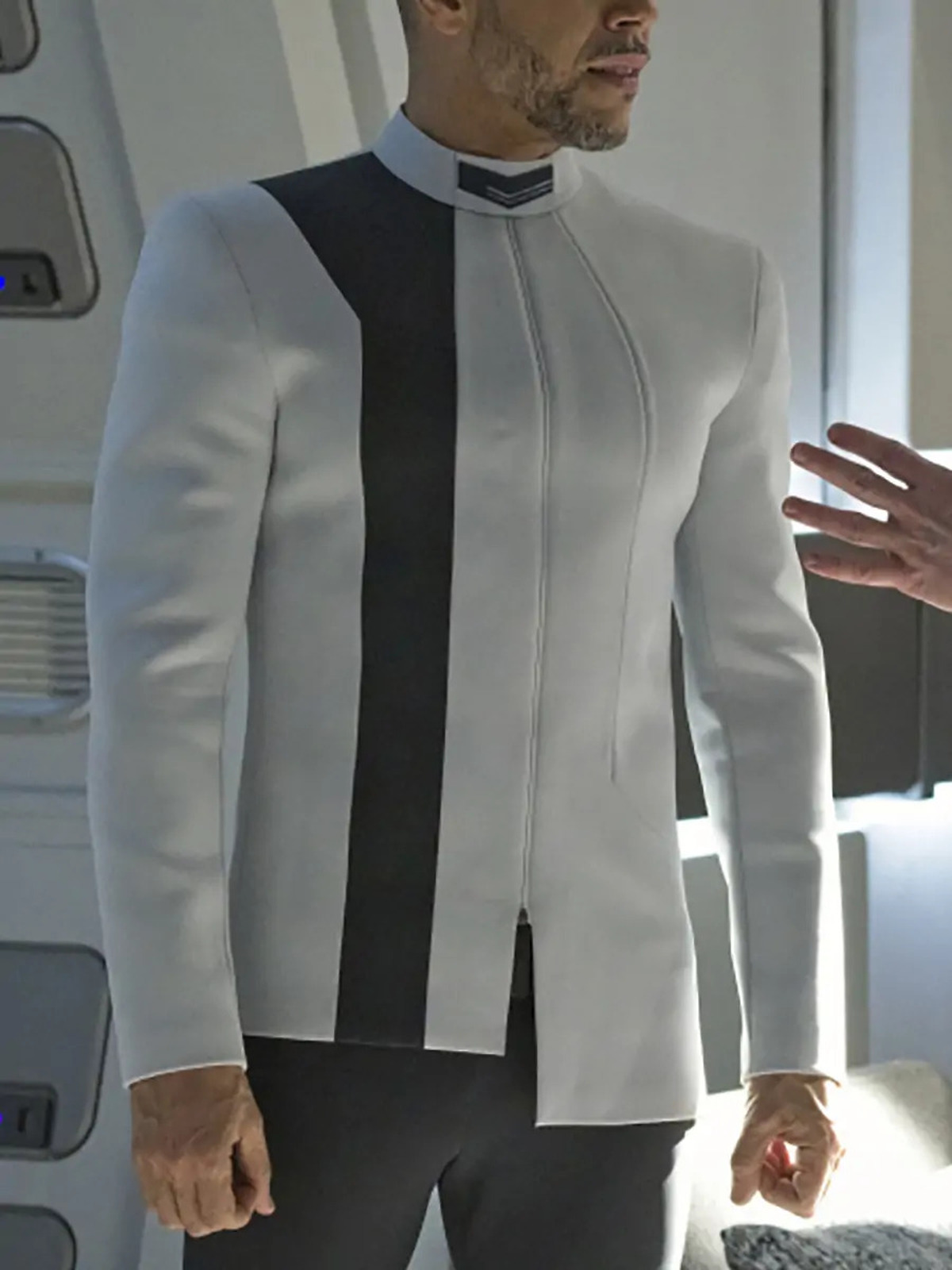 Wilson Cruz Star Trek Discovery White Cotton Jacket