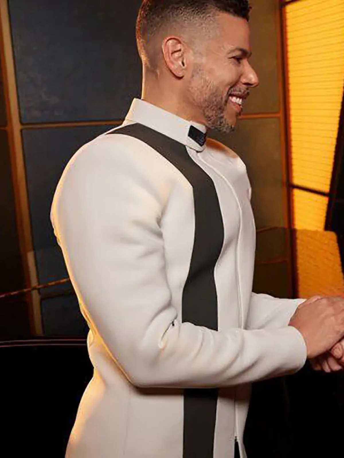 Wilson Cruz Star Trek Discovery White Cotton Jacket