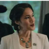 Yellowstone S5 Angela Blue Thunder White Blazer