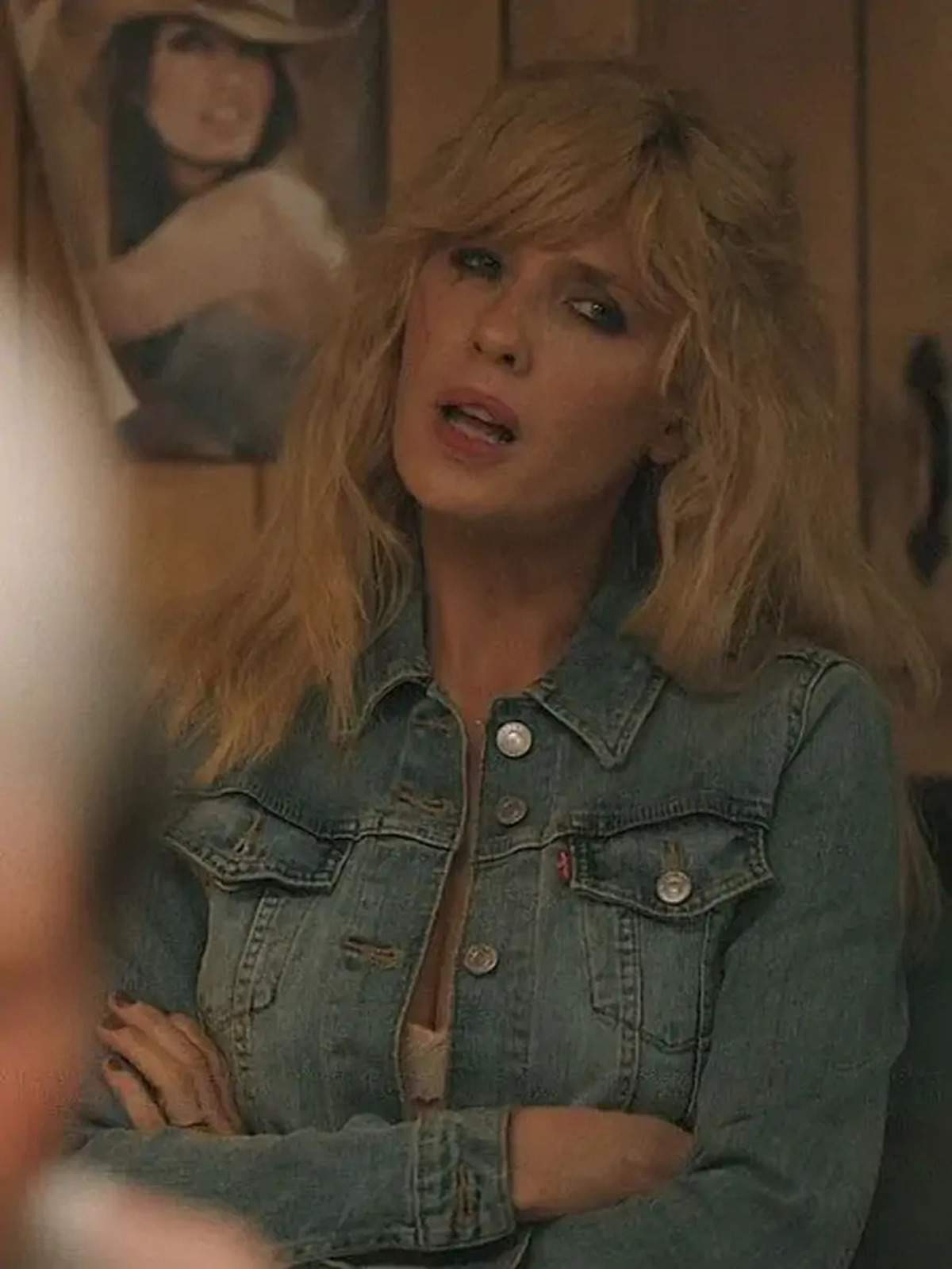 Yellowstone S5 Beth Dutton Blue Denim Jacket