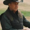 Yellowstone S5 John Dutton Black Puffer Vest