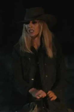 Yellowstone S5 Beth Dutton Black Cotton Jacket