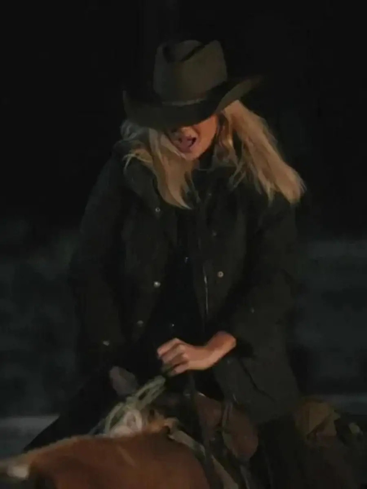 Yellowstone S5 Beth Dutton Black Cotton Jacket