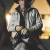 Yellowstone S5 John Dutton Cream White Cotton Jacket