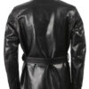 Barbour Triumph Black Perfo Biker Leather Jacket