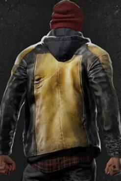 Infamous 2 Cole Macgrath Yellow Leather Jacket