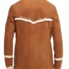 The Golden Circle Harry Hart Kingsman Brown Shearling Coat
