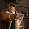 The Golden Circle Harry Hart Kingsman Brown Shearling Coat